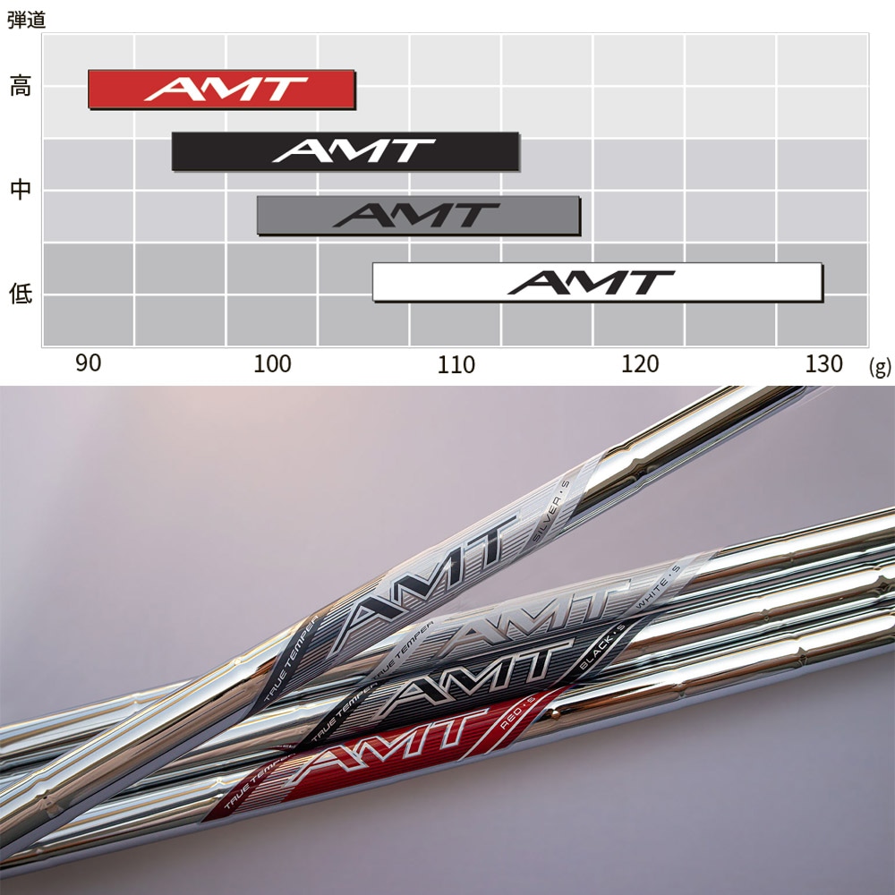 5-PW/6本セット】トゥルーテンパー TRUE TEMPER 2025年モデル AMT