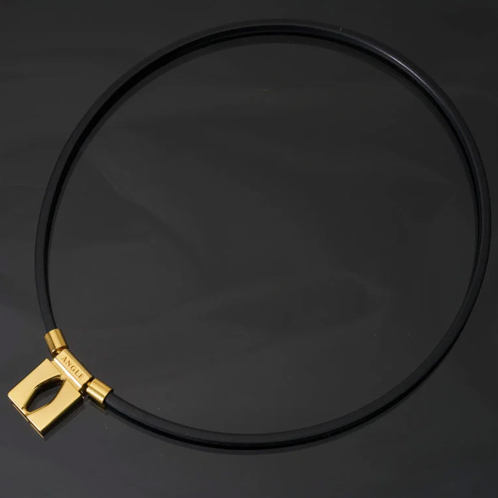 ANGLE e.MODEL 01 NECKLACE GOLD ゴールド(24金) 磁気ネックレス