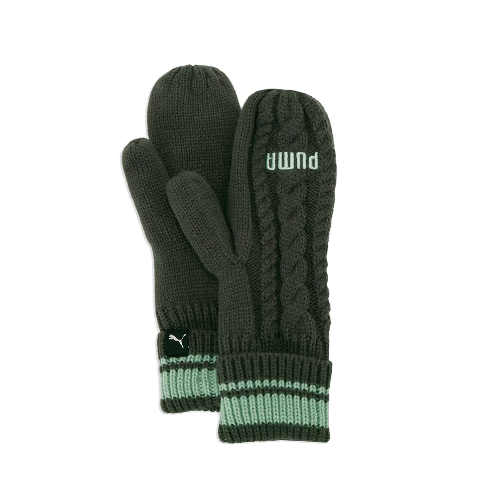 PUMA 042133 プーマ ウィメンズ ゴルフ ケーブルニット ミトン 女性用