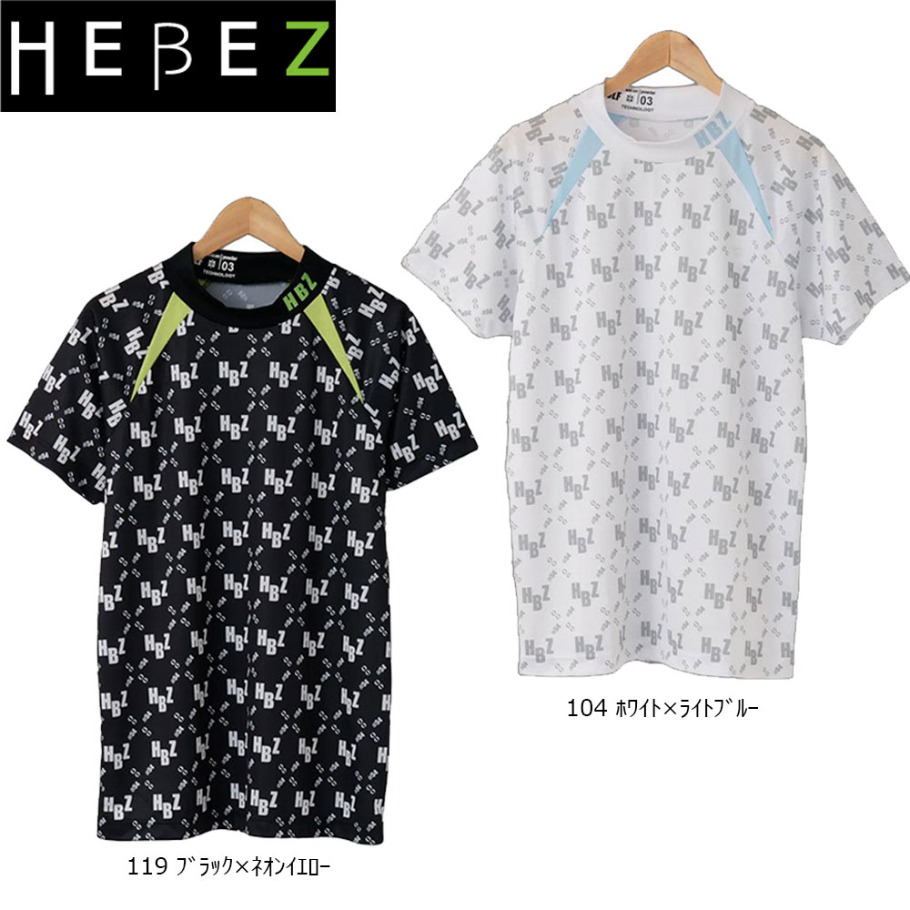 【50%OFF】HBCS-09-1 HEBEZ ゴルフ AddElm×HEBEZ モノグラムPTモックネック ヘベズゴルフ ゴルフウェア