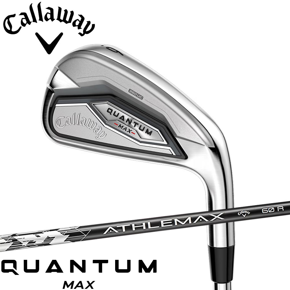 【2/13発売予定】Callaway Quantum Max IRON キャロウェイ クァンタム マックス アイアン ATHLEMAX装着