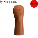 VESSEL HC1123 DR LUX HC SMOOTH BROWN ベゼル 天然皮革 ドライバー用 ヘッドカバー スムースブラウン