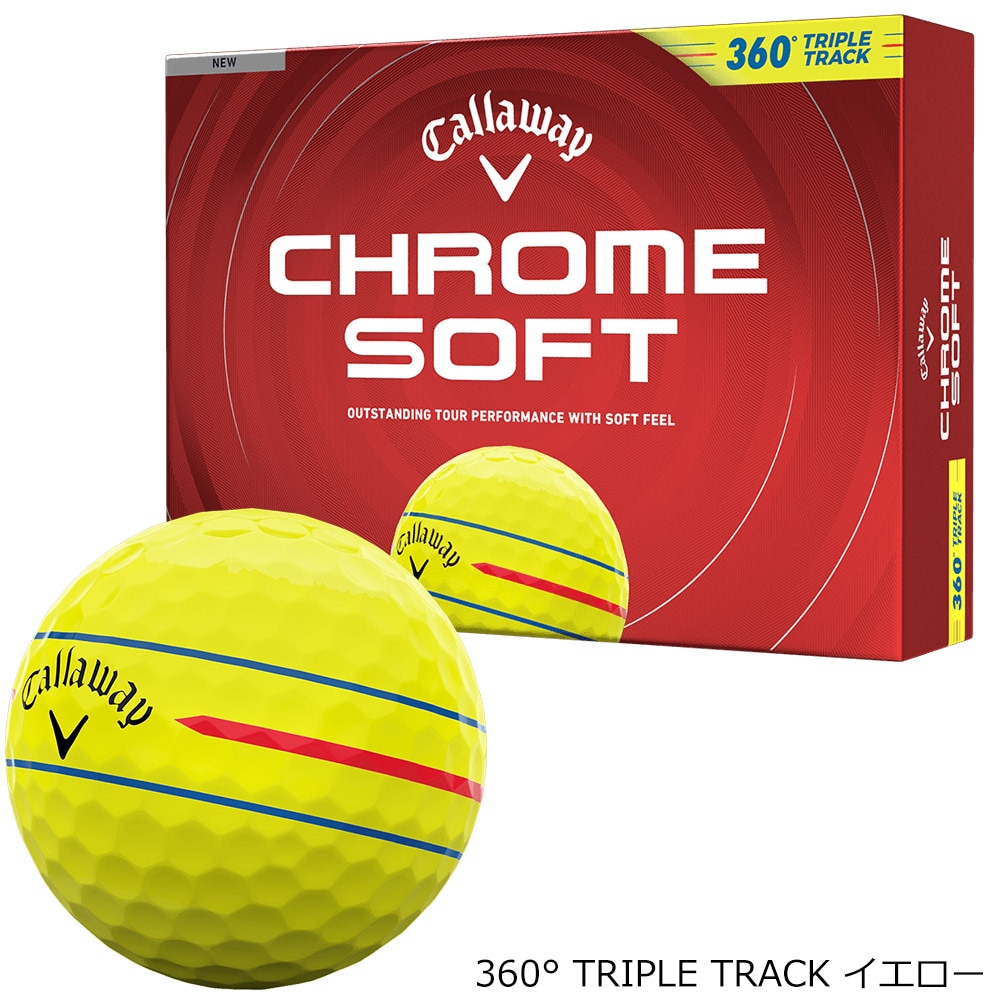 キャロウェイ CHROME SOFTボール 1ダース 2026 Callaway クロムソフト