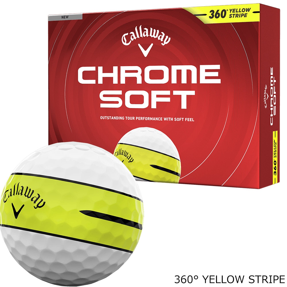 キャロウェイ CHROME SOFTボール 1ダース 2026 Callaway クロムソフト