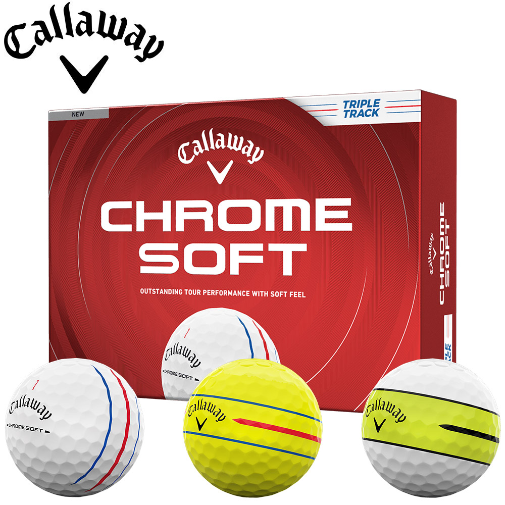 キャロウェイ CHROME SOFTボール 1ダース 2026 Callaway クロムソフト