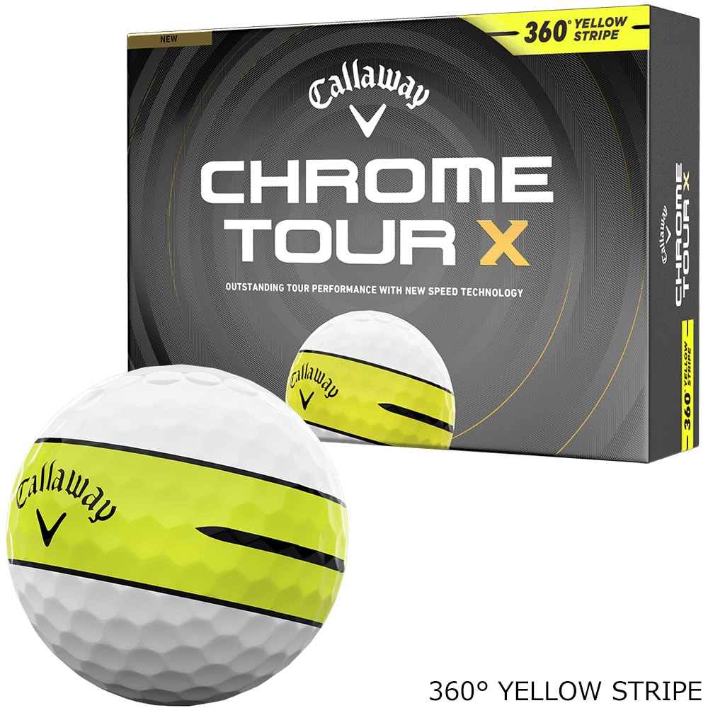 キャロウェイ CHROME TOUR Xボール 1ダース 2026 Callaway クロム
