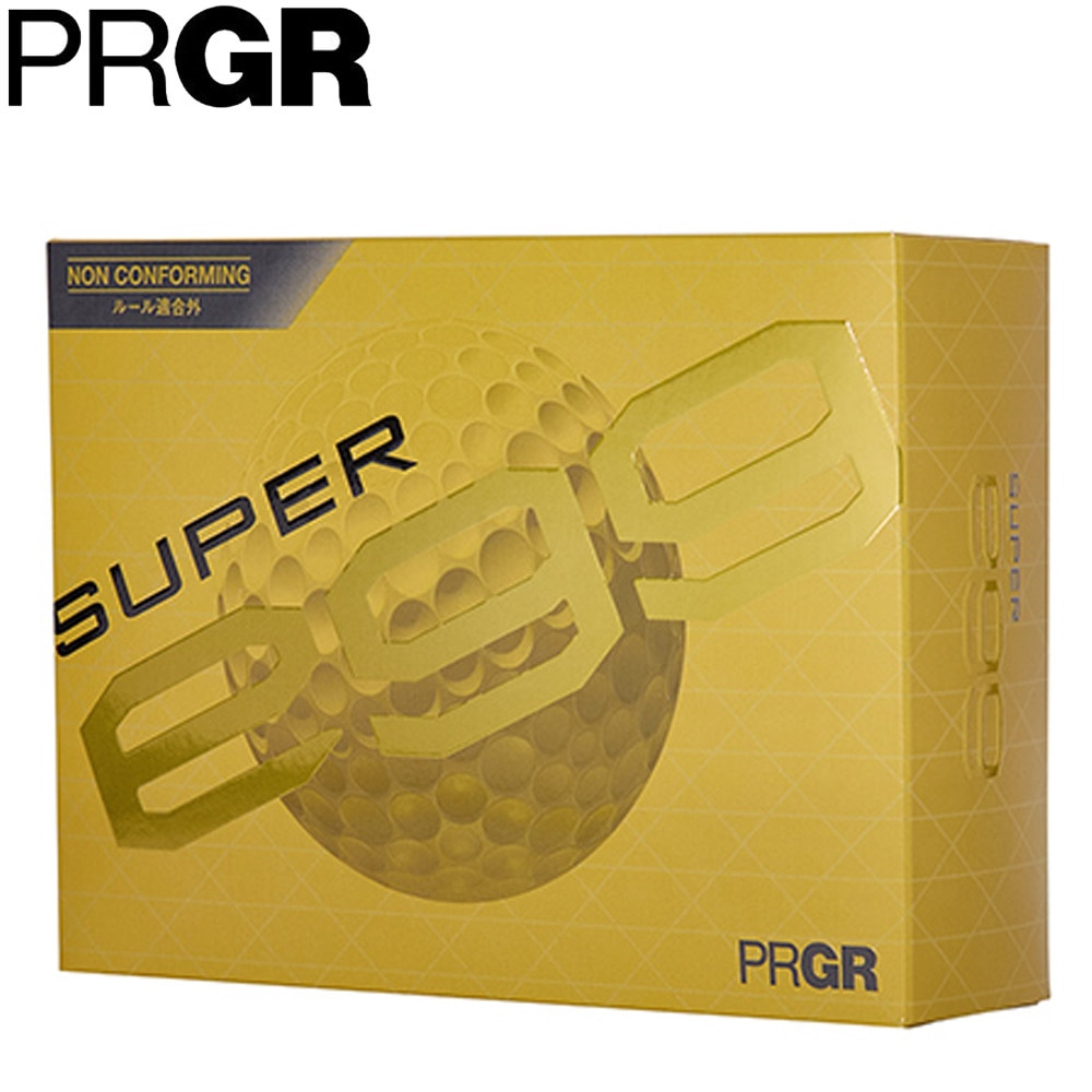 PRGR 2026 SUPER egg スーパーエッグ ホワイト 1ダース 12球入 2026年モデル