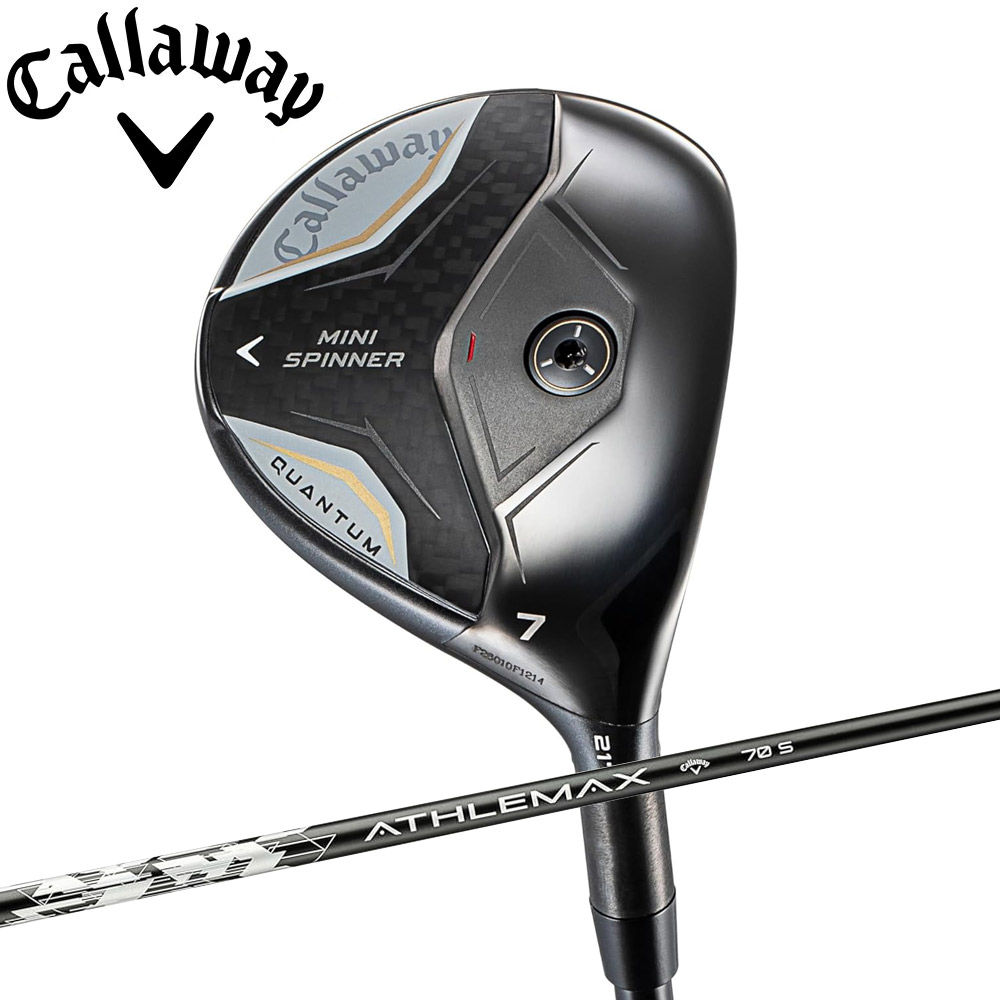 Callaway QUANTUM MINI SPINNERフェアウェイウッド キャロウェイ クァンタム ミニ スピナー FW ATHLEMAXシャフト