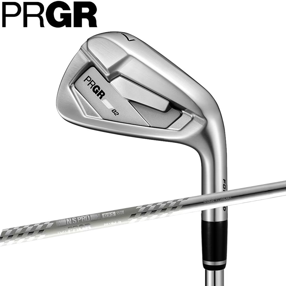 2026 PRGR 02 アイアン 6-PWセット N.S.PRO スペックスチール3 V2装着モデル 日本仕様 プロギア