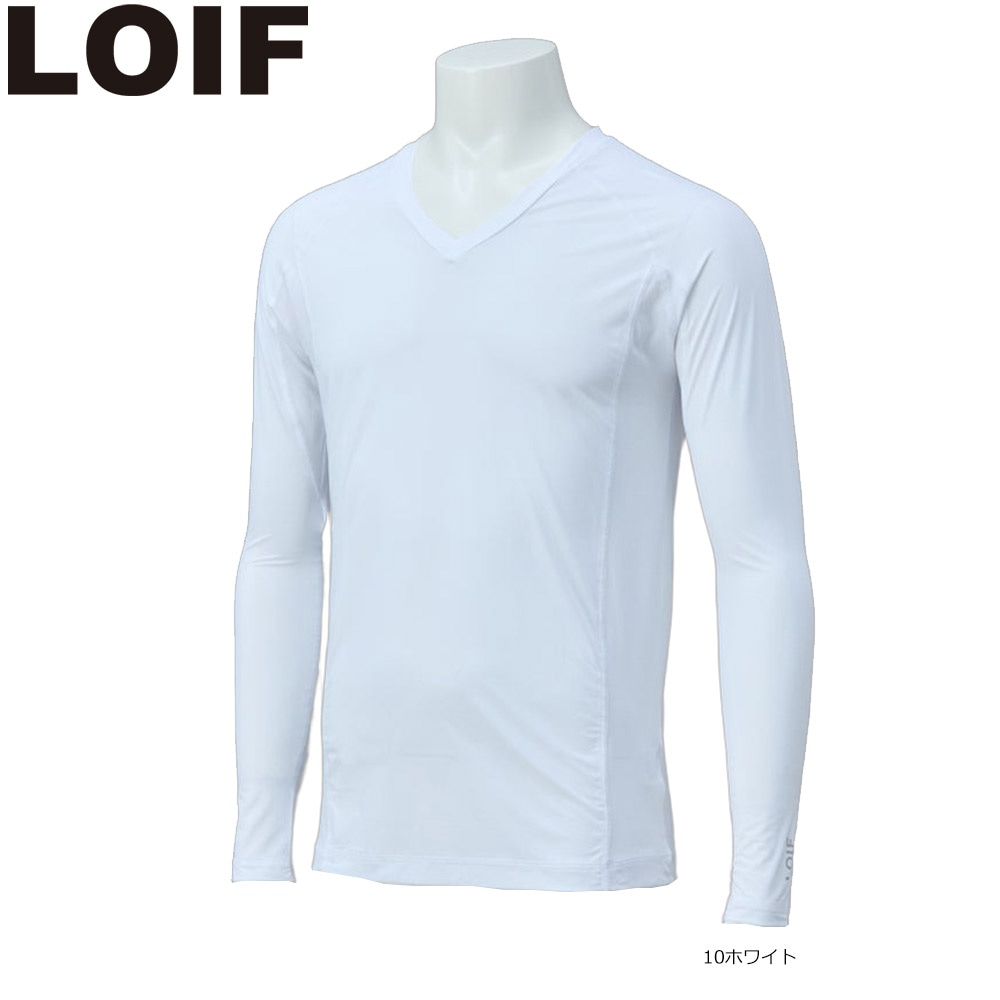 LOIF YL1685 ロイフ HYOON Ventilation Vネックシャツ 吸水速乾/接触冷感/UVカット/ストレッチ