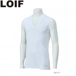 LOIF YL1686 ロイフ HYOON Ventilation Ｖネックノースリーブシャツ 吸水速乾/接触冷感/UVカット/ストレッチ