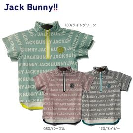 【大特価80%OFF】Jack Bunny!!（ジャックバニー） (JUNIOR) クレイジーロゴJQ半袖シャツ 264-1167439 