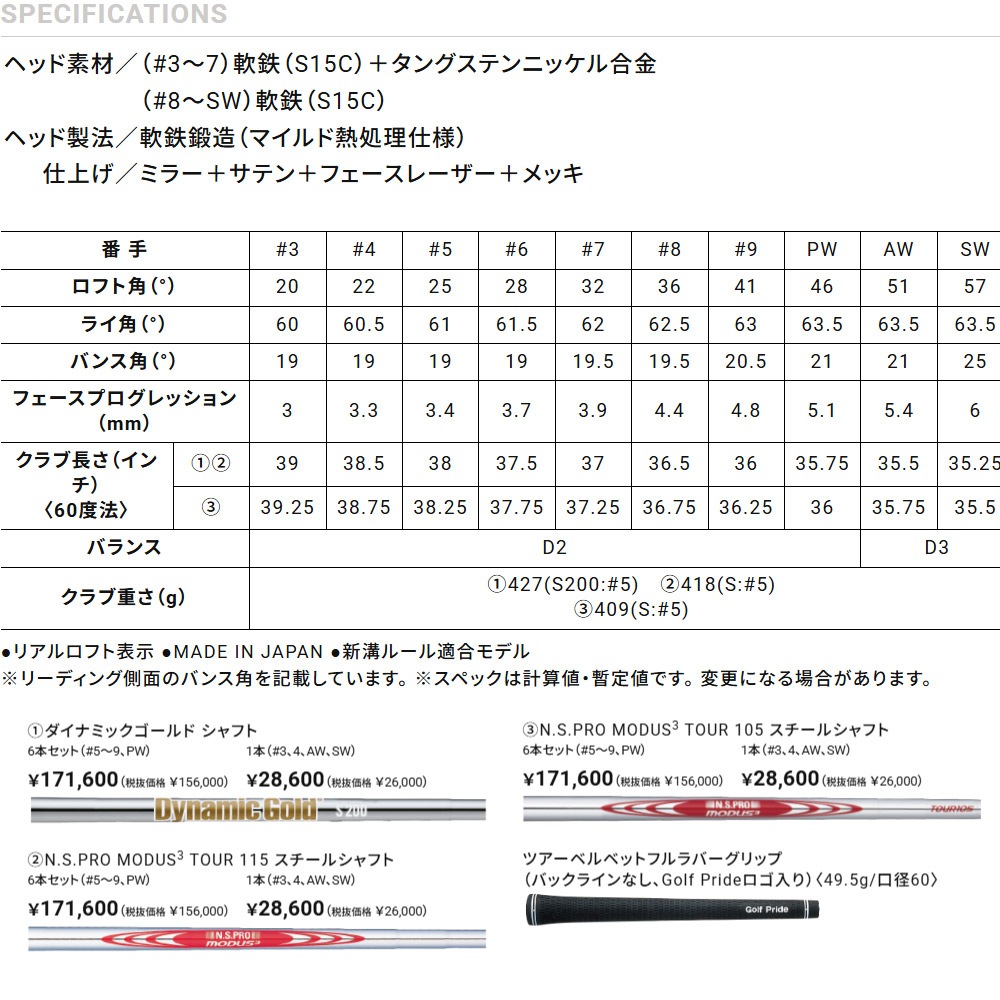 スリクソン ZXi7 アイアン 5-PW/6本セット SRIXON ZXi7 IRON 5-PWセット 