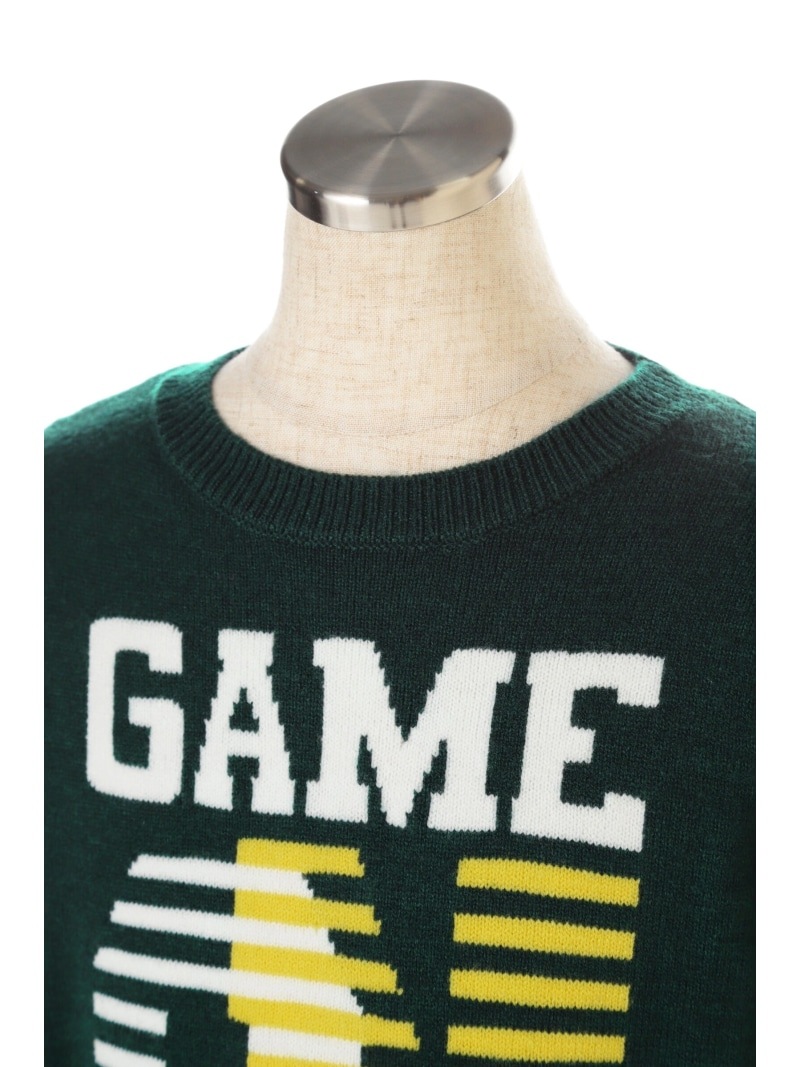 【大特価80%OFF】Jack Bunny!!（ジャックバニー） インターシャ クルーネックニット プルオーバー (JUNIOR)  264-9270047