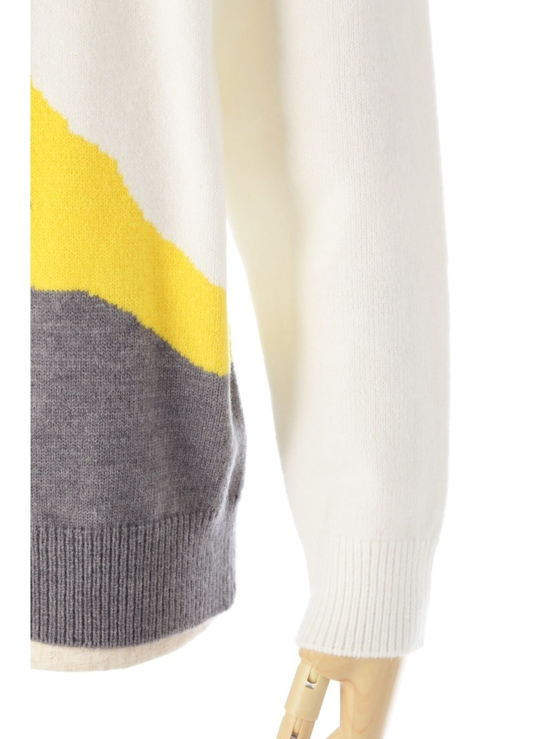 【大特価80%OFF】Jack Bunny!!（ジャックバニー） マウンテン柄 インターシャ クルーネック ニット プルオーバー(JUNIOR) 264-9270155 