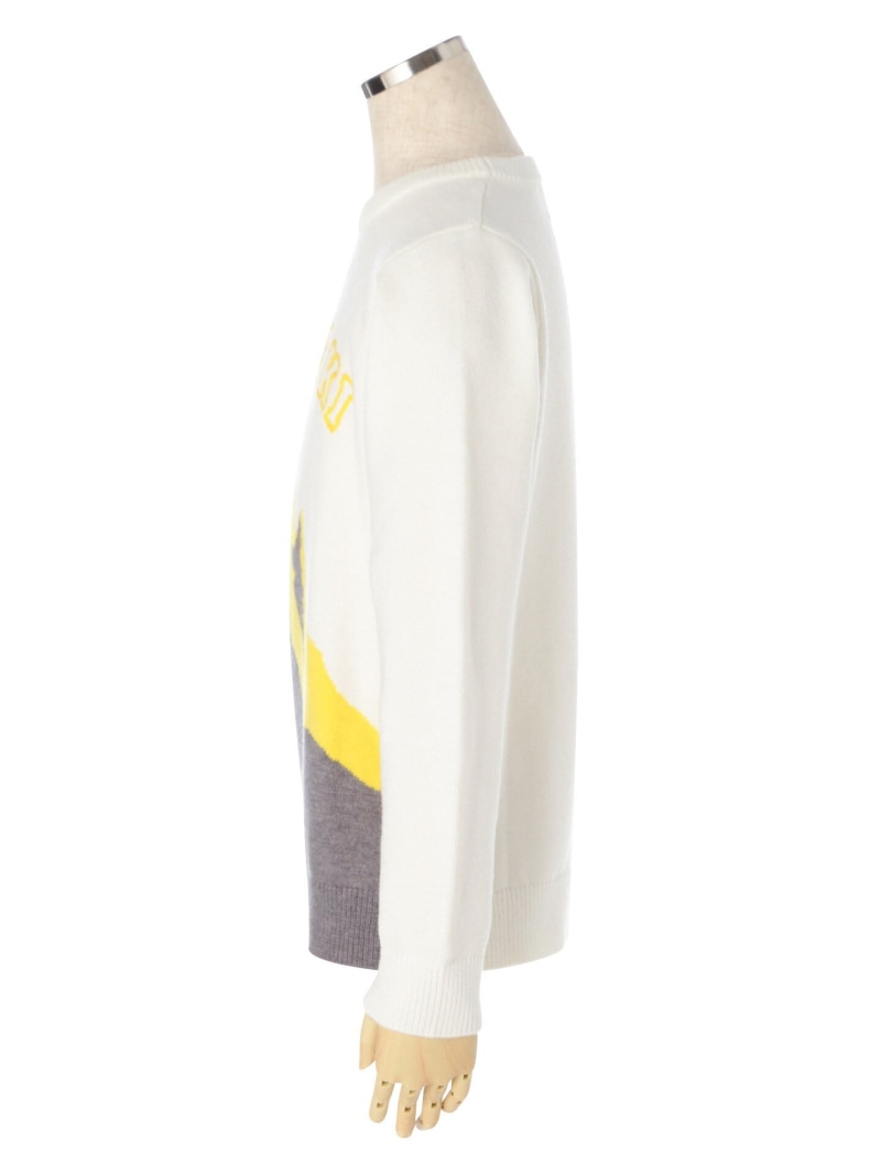 【大特価80%OFF】Jack Bunny!!（ジャックバニー） マウンテン柄 インターシャ クルーネック ニット プルオーバー(JUNIOR) 264-9270155 