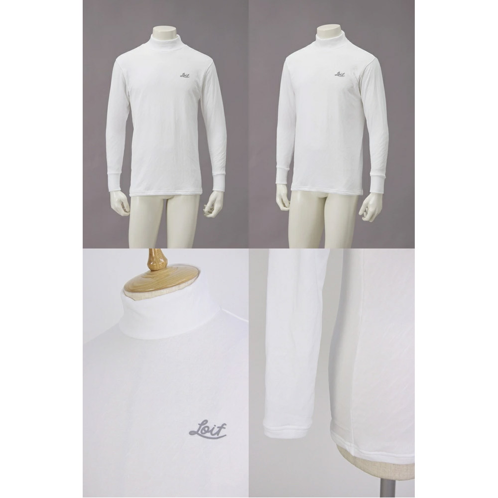 ロイフ Loif 光電子 モックネックシャツ ライトウェーブ ハイネック