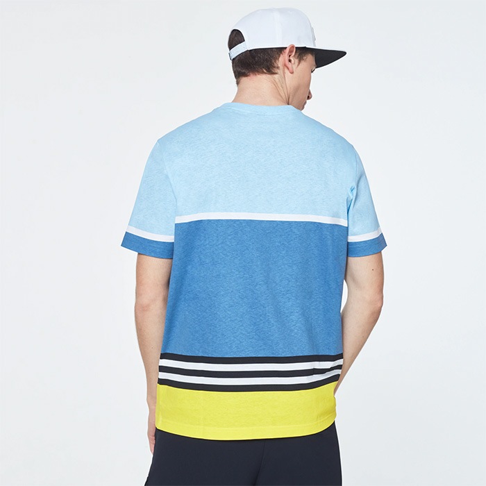 在庫処分 OAKLEY FOA400257 STRIPED 1975 SHORT SLEEVE TEE 日本正規品 オークリー ストライプ 1975 半袖Tシャツ