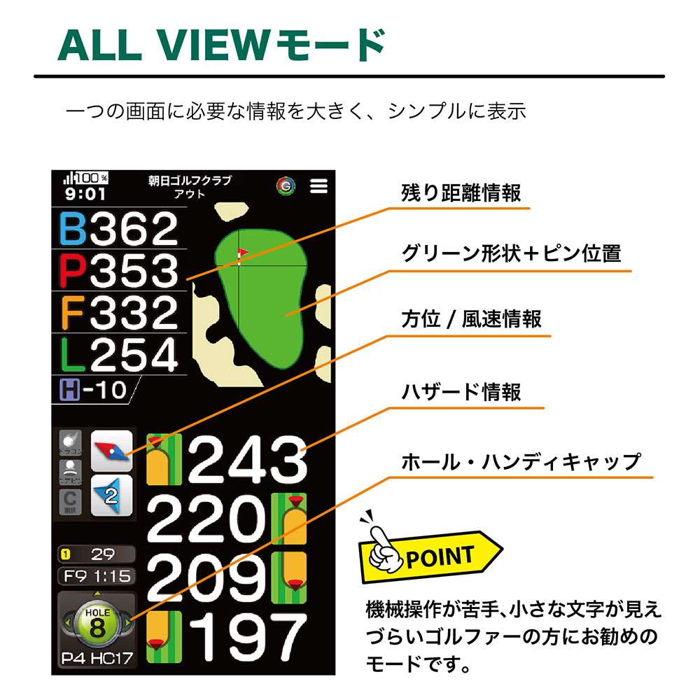 EAGLE VISION NEXT G ネクストG EV-438 朝日ゴルフ イーグルビジョン
