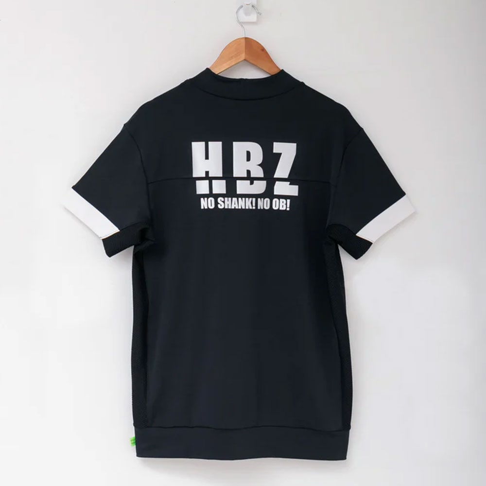 50%OFF】HBDS-02-1 HEBEZ ゴルフ バックカットプリントメッシュモック