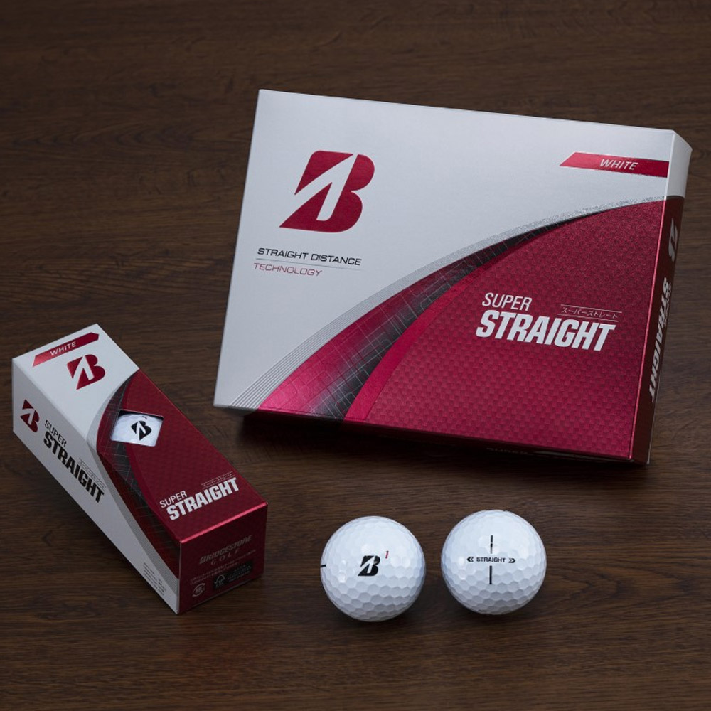 ブリヂストン SUPER STRAIGHT スーパーストレート 日本仕様 1ダース 12球入り 