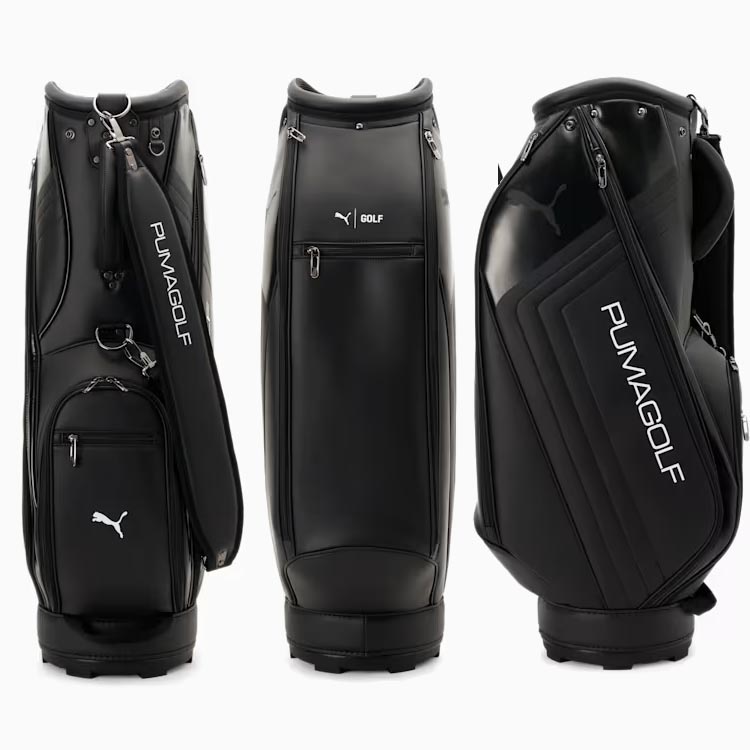 PUMA 092955 ゴルフ サイドステッチ PUベーシック キャディバッグ プーマ 日本正規品