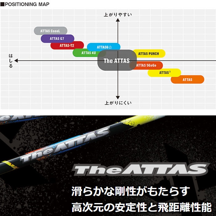 USTMamiya - USTマミヤ  The Attas 5 R テーラーメイドスリーブ付 The ATTAS PINK 5SR テーラーメイドスリーブ45.25インチ