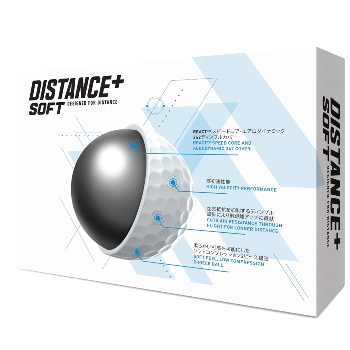 テーラーメイド ディスタンス＋ ソフト ボール 日本仕様 Taylormade Distance＋Soft 1ダース