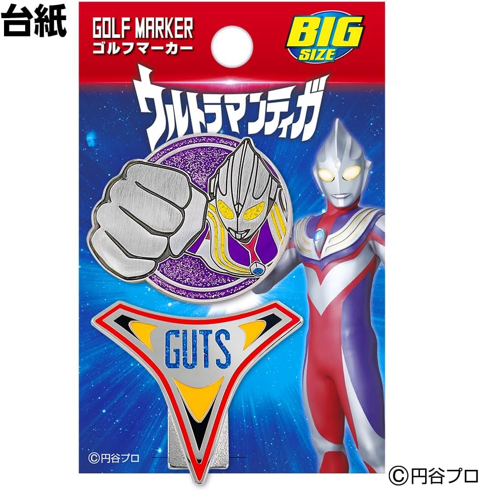 Lynx リンクス UTGM001 ウルトラマンティガ ゴルフマーカー（BIGサイズ） ゴルフ クリップマーカー