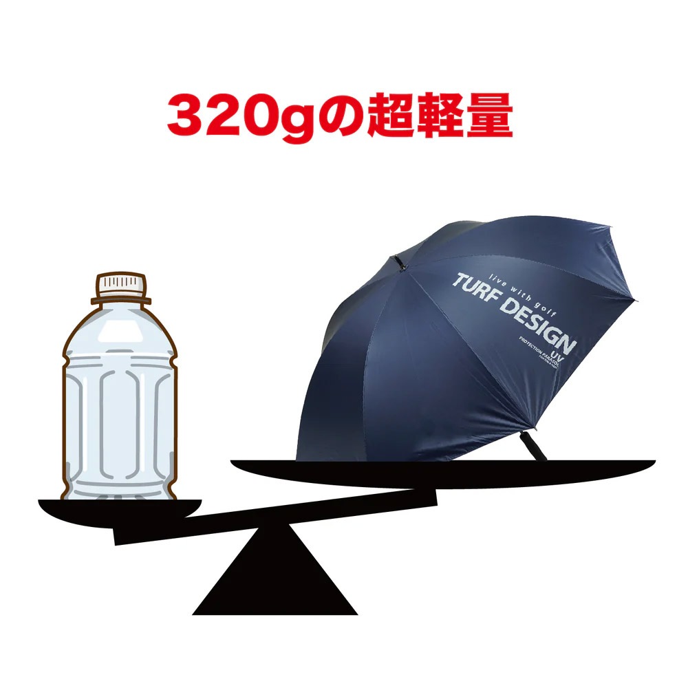TURF DESIGN TDPS-BE71 パラソル 日本仕様 ターフデザイン パラソル 晴雨兼用