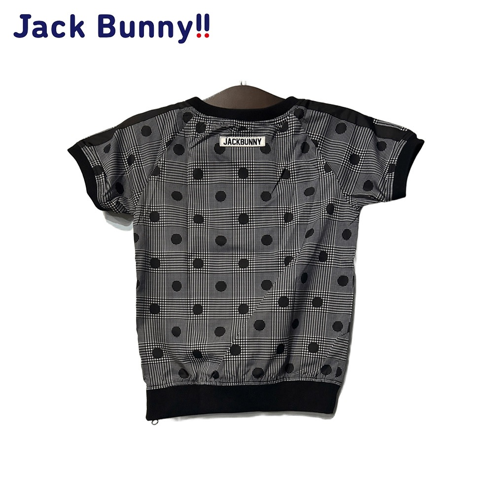 【大特価80%OFF】Jack Bunny!!（ジャックバニー） (JUNIOR) ストレッチプリント(グレンチェック)半袖シャツ 264-0121309 
