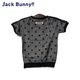 【大特価80%OFF】Jack Bunny!!（ジャックバニー） (JUNIOR) ストレッチプリント(グレンチェック)半袖シャツ 264-0121309 