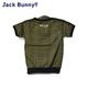 【大特価80%OFF】Jack Bunny!!（ジャックバニー） (JUNIOR) ストレッチプリント(グレンチェック)半袖シャツ 264-0121309 