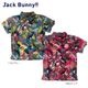 【大特価80%OFF】Jack Bunny!!（ジャックバニー） (JUNIOR) ボタニカルプリント半袖ポロシャツ 264-1160303 