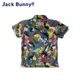 【大特価80%OFF】Jack Bunny!!（ジャックバニー） (JUNIOR) ボタニカルプリント半袖ポロシャツ 264-1160303 