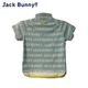 【大特価80%OFF】Jack Bunny!!（ジャックバニー） (JUNIOR) クレイジーロゴJQ半袖シャツ 264-1167439 