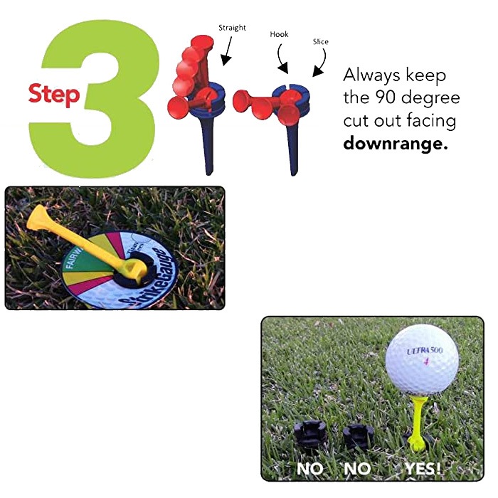 スイング軌道を確認できる壊れにくいプラスチックティー タイタン ゴルフ ティー  Titan GOLF Tees US