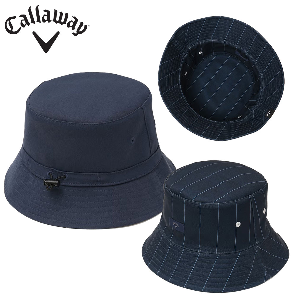 Callaway C26291115 キャロウェイ メンズ リバーシブルツイルバケットハット  日本仕様 