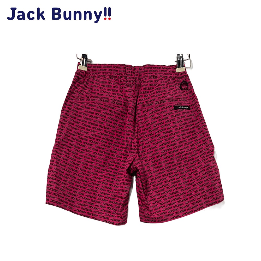 その他パンツ 【Jack Bunny!!】ロゴプリント TWIN LINE ストレッチ パンツ