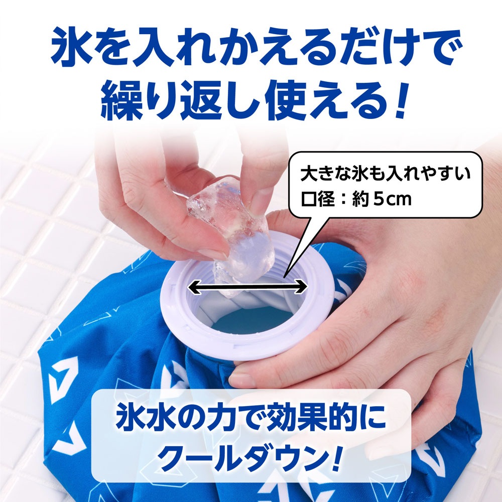 【Lサイズ】ダイヤゴルフ AS-4017 保冷持続アイスバッグ 暑さ対策 氷嚢 氷のう 