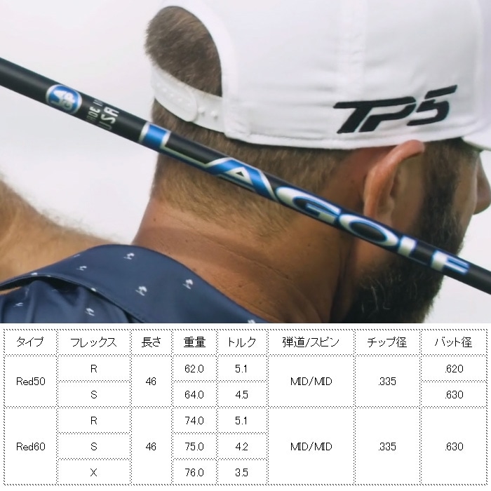 スリクソン用OEMスリーブ付シャフト LAGP TOUR AXS RED ツアー アクス