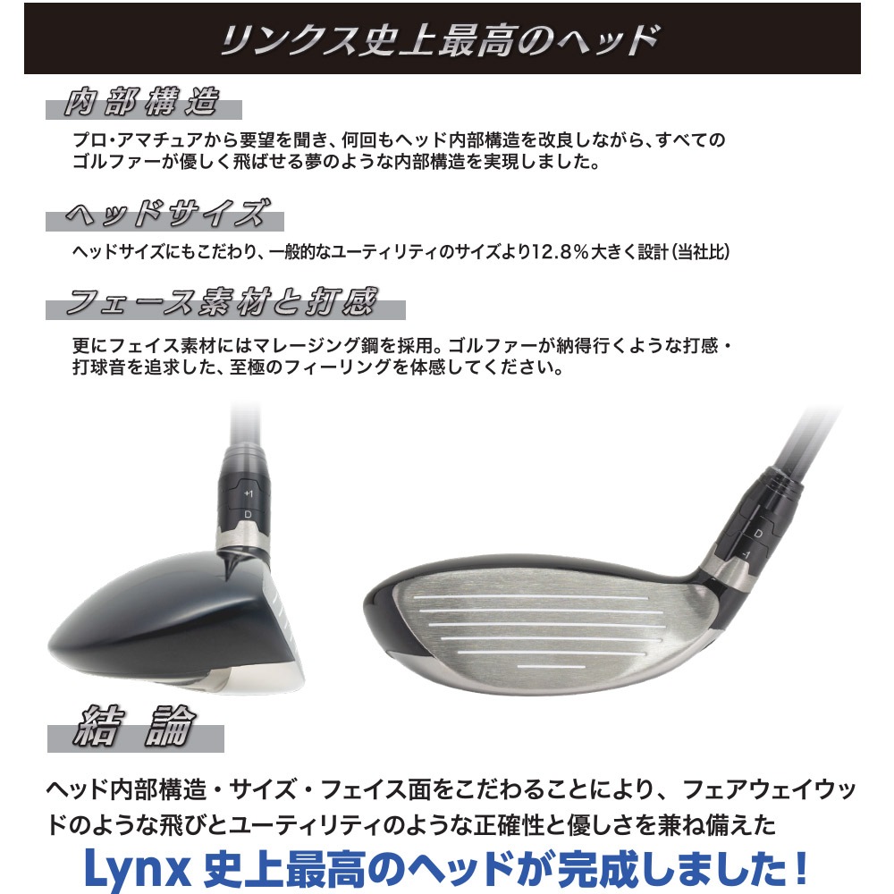 9/中旬発売予定】【ヘッドのみ】リンクス パララックス UW