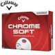 キャロウェイ クロム ソフト トゥルートラック ボール 2026 ホワイト 1ダース 日本正規品 Callaway CHROME SOFT TRUTRACK 