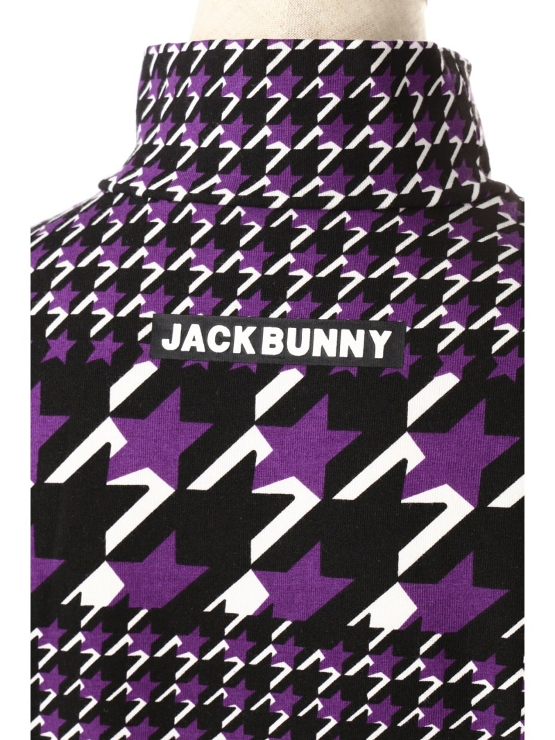 【大特価80%OFF】Jack Bunny!!（ジャックバニー） ベア天竺 スター千鳥ボーダー 長袖 ハイネックカットソー (JUINOR) 264-1266907 