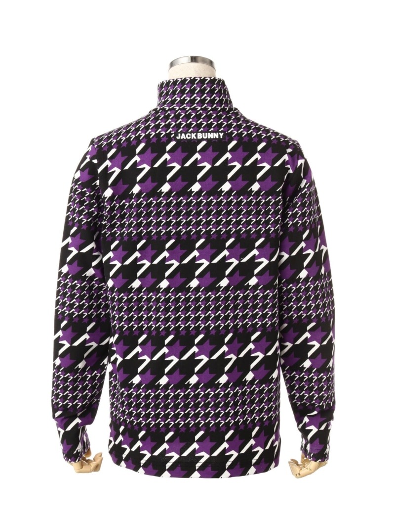 【大特価80%OFF】Jack Bunny!!（ジャックバニー） ベア天竺 スター千鳥ボーダー 長袖 ハイネックカットソー (JUINOR) 264-1266907 