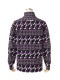 【大特価80%OFF】Jack Bunny!!（ジャックバニー） ベア天竺 スター千鳥ボーダー 長袖 ハイネックカットソー (JUINOR) 264-1266907 