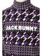 【大特価80%OFF】Jack Bunny!!（ジャックバニー） ベア天竺 スター千鳥ボーダー 長袖 ハイネックカットソー (JUINOR) 264-1266907 