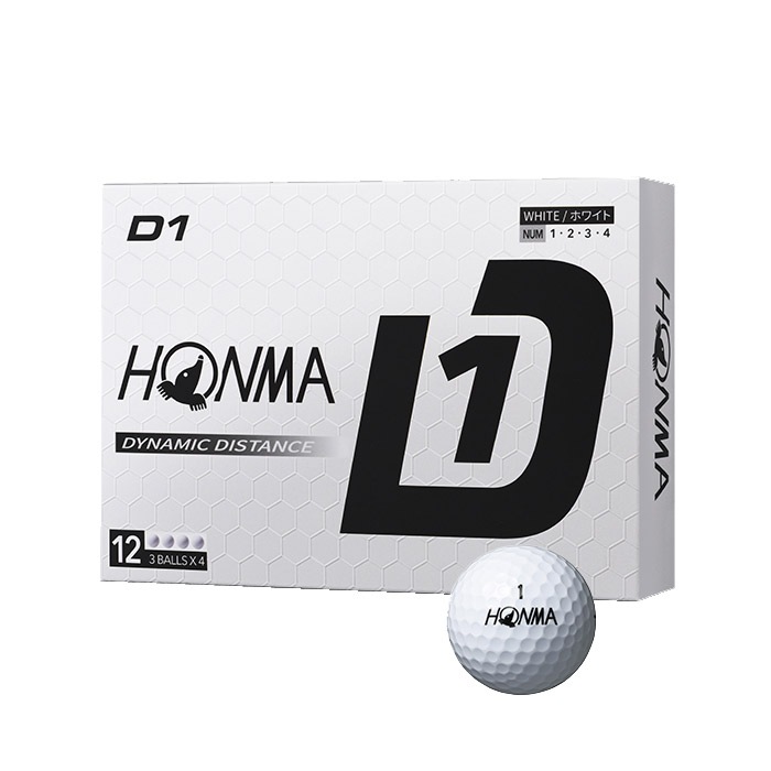 【まとめ買いでお得 5ダースセット】HONMA 2024 D1 ボール 5ダースセット 本間ゴルフ