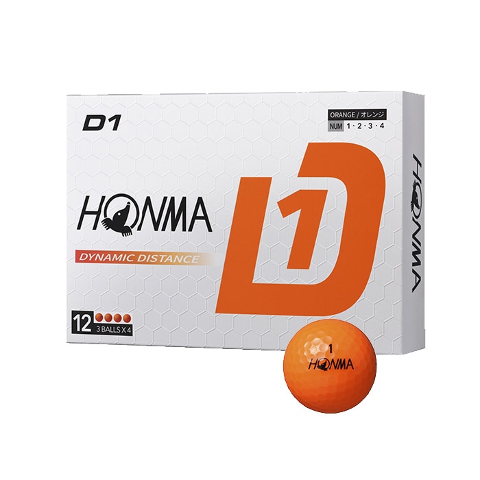 【まとめ買いでお得 5ダースセット】HONMA 2024 D1 ボール 5ダースセット 本間ゴルフ