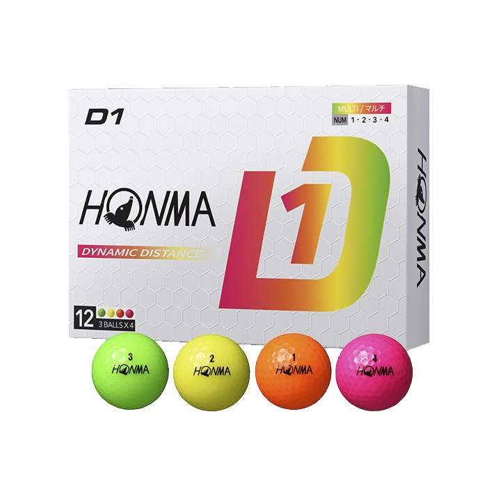 【まとめ買いでお得 5ダースセット】HONMA 2024 D1 ボール 5ダースセット 本間ゴルフ